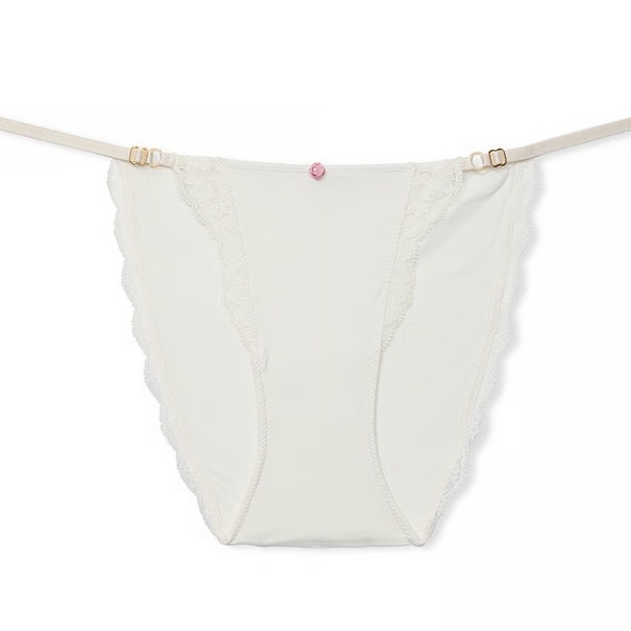Victoria’s Secret Lace-Trim Adjustable String Bikini Panty- XXL- NWT - Picture 1 of 3